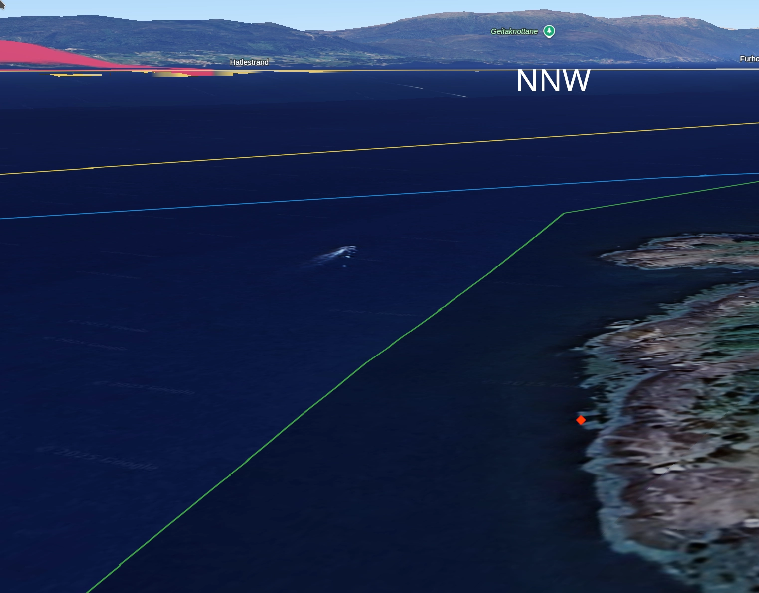 Google Earth. Map data: SIO, NOAA, U.S. Navy, NGA, GEBCO, IBCAO, Landsat / Copernicus, and USGS. Imagery span: 2015–2025.
